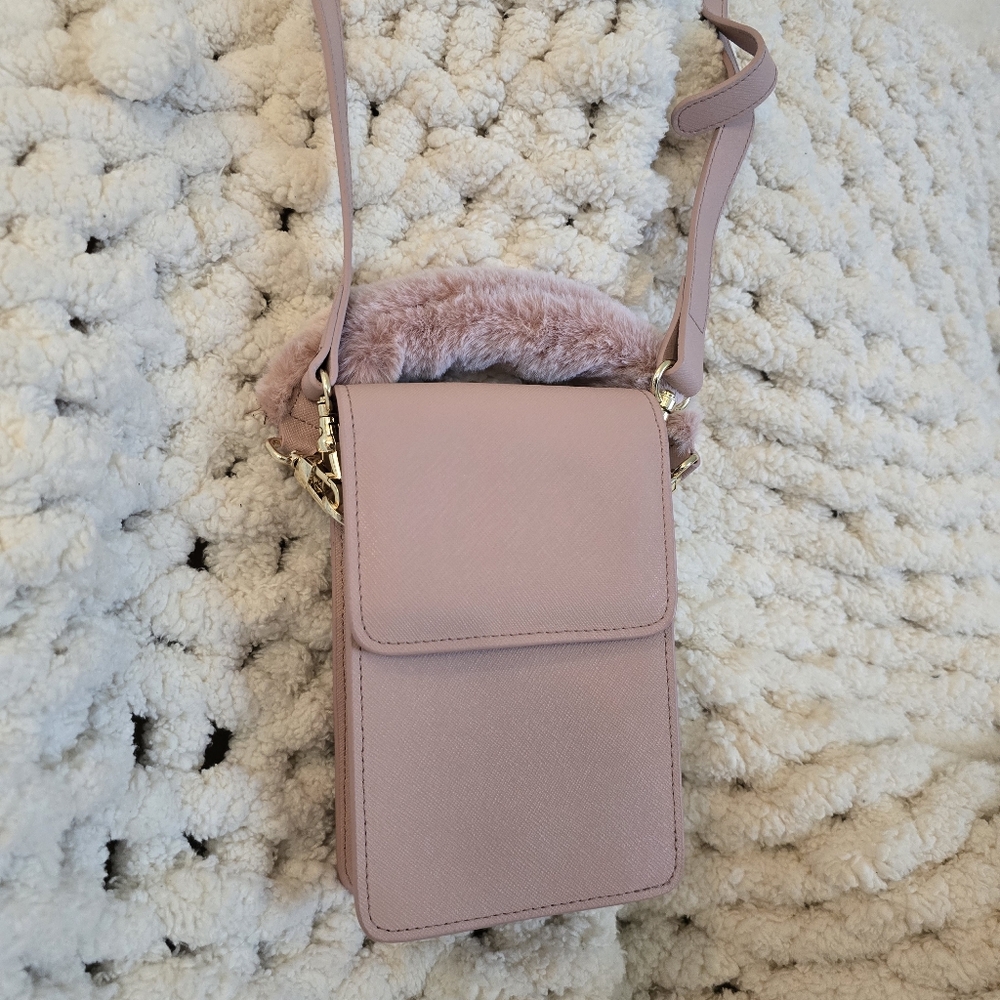 ANORAK Pink Crossbody Bag Sleek Minimalist Design